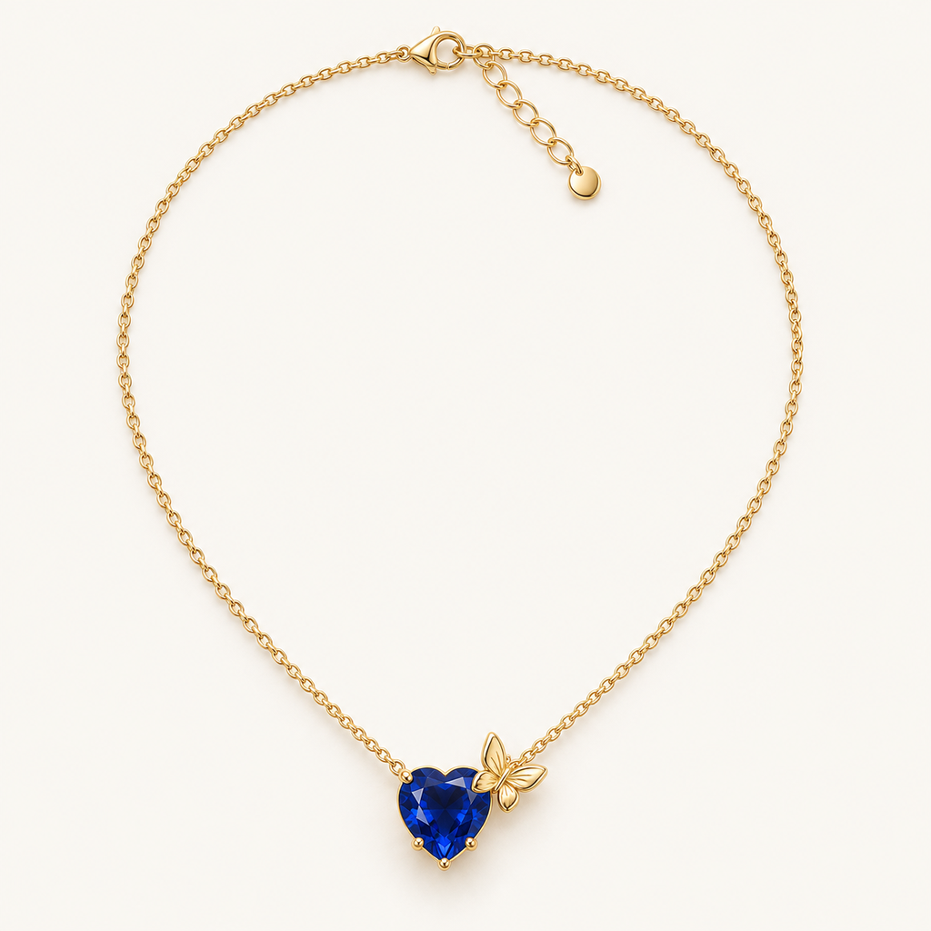 [BF-N05] Collana Cuore Butterfly