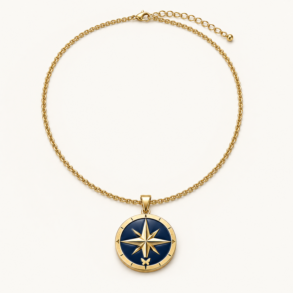 [BM-N03] Collana Compass Butterfly